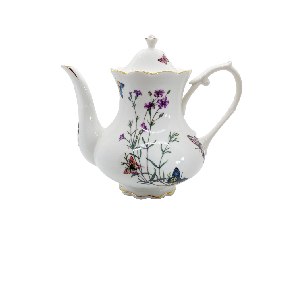 Butterfly Bone China Teaware Cottage Shoppe