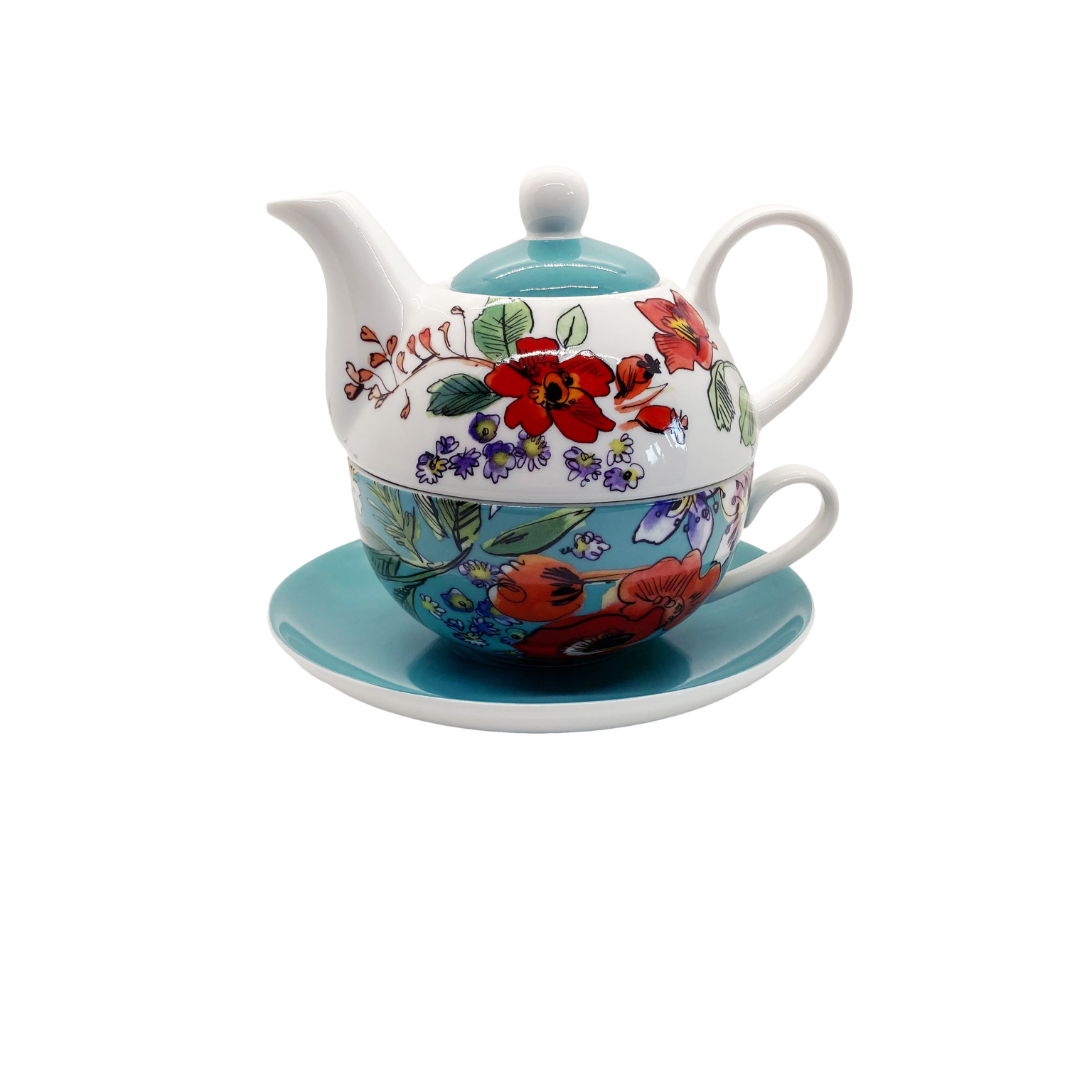 Sketchbook Style Tea For One Cottage Shoppe