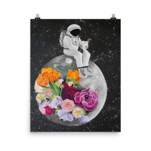 Floral Astronaut 3