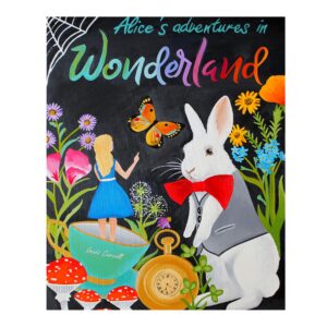 Alice In Wonderland Bookcover Original